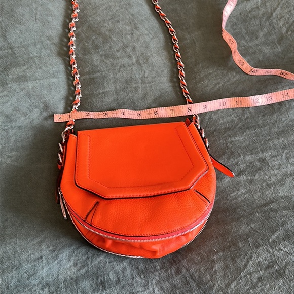 RAG & BONE BRADBURY MINI FLAP CROSSBODY ORANGE BAG - Picture 6 of 10